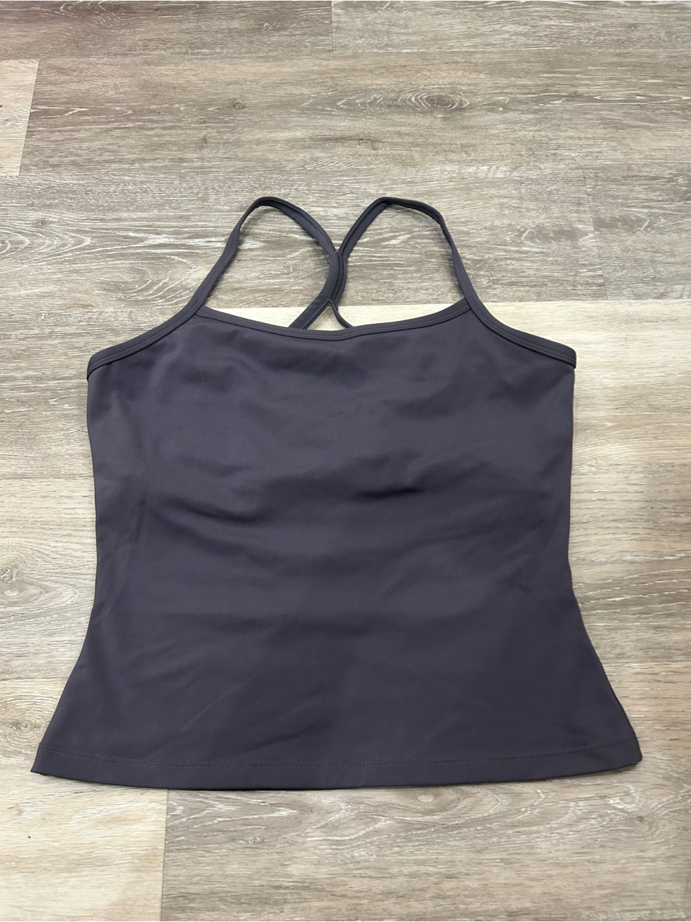 H&M Dark Charcoal Strappy Tank Top